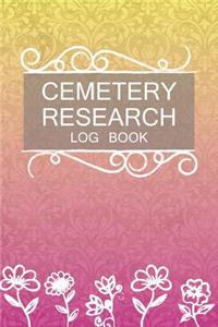 Cemetery Research Log Book