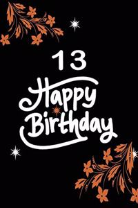 13 happy birthday