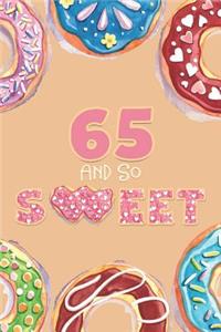 65th Birthday Journal