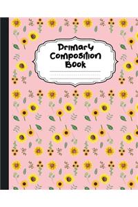 Sunflower Primary Composition Book