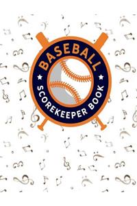 Baseball Scorekeeper Book