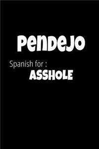 Pendejo Spanish for