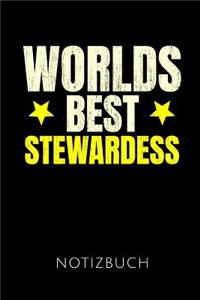 Worlds Best Stewardess Notizbuch