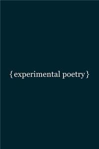 Poetic Form (Experimental Poetry) Notebook