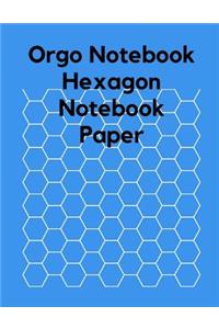Orgo Notebook, Hexagon Notebook Paper