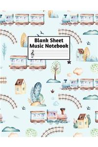 Blank Sheet Music Notebook