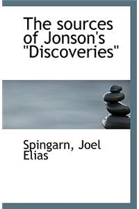 The Sources of Jonson's Discoveries