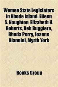 Women State Legislators in Rhode Island
