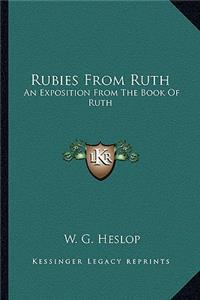 Rubies From Ruth