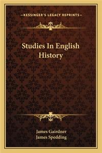 Studies In English History