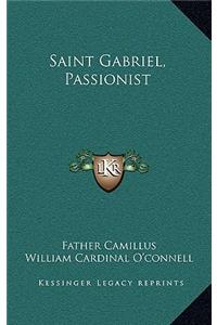 Saint Gabriel, Passionist