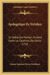 Apologetique De Tertulien