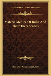 Materia Medica Of India And Their Therapeutics