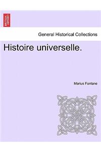 Histoire Universelle.