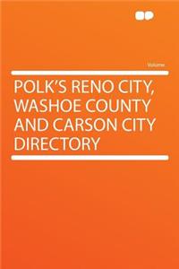 Polk's Reno City, Washoe County and Carson City Directory