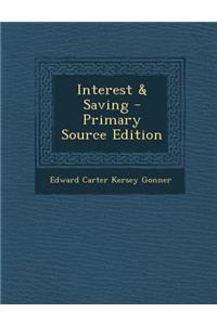 Interest & Saving