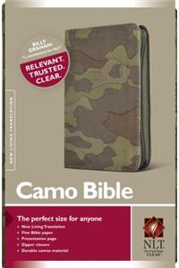 Camo Bible-NLT-Zipper