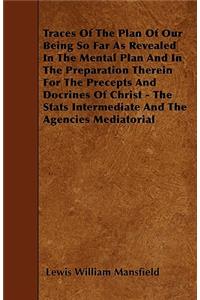 Traces Of The Plan Of Our Being So Far As Revealed In The Mental Plan And In The Preparation Therein For The Precepts And Docrines Of Christ - The Stats Intermediate And The Agencies Mediatorial