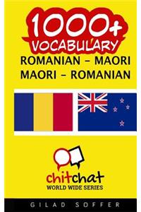1000+ Romanian - Maori Maori - Romanian Vocabulary