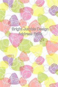 Bright Jumble Design Address Book