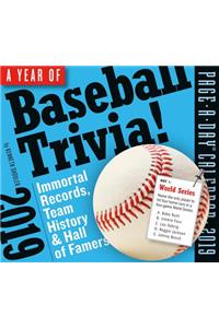 2019 a Year of Baseball Trivia! Page-A-Day Calendar
