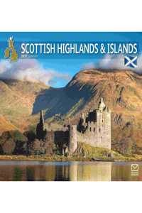 SCOTTISH HIGHLANDS ISLANDS A4 CALENDAR 2