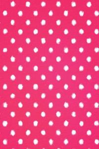 Pink Polka Dot Painted Notebook