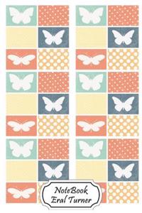 Notebook Journal Dot-Grid, Graph, Lined, Blank No Lined: Butterfly Pattern: Small Pocket Notebook Journal Diary, 120 Pages, 5.5- X 8.5- (Blank Noteboo
