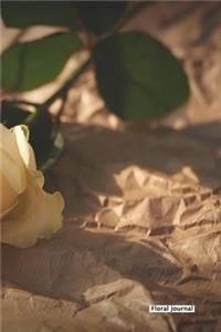 Floral Journal - White Rose
