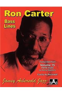 Ron Carter Bass Lines, Vol 15