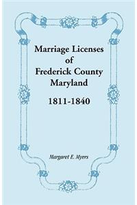 Marriage Licenses of Frederick County, Maryland