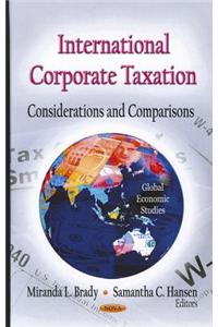 International Corporate Taxation