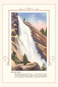 Vintage Journal Nevada Falls, Yosemite