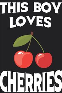 This Boy Loves Cherries Notebook