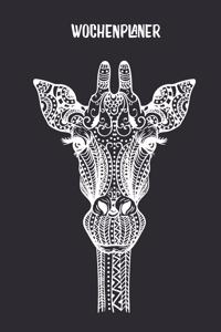 Wochenplaner mit Mandala Giraffe