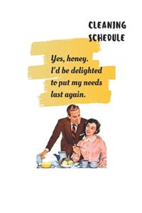 Cleaning Schedule