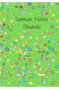 Sermon Notes Journal