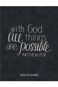 With God All Things Are Possible Matthew 19