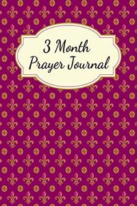 3 Month Prayer Journal