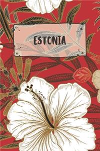 Estonia: Ruled Travel Diary Notebook or Journey Journal - Lined Trip Pocketbook for Men and Women with Lines