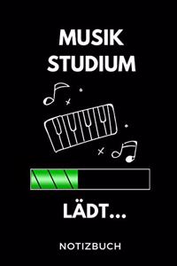 Musik Studium Lädt... Notizbuch