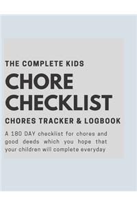 The Complete Kids Chore Checklist