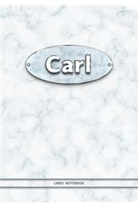 Carl - Lined Notebook