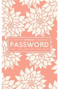 Internet Password Logbook - Journal - Libreta - Cahier - Taccuino - Notizbuch