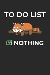 To Do List Nothing