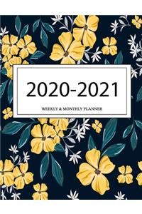 2020 - 2021 Weekly And Monthly Planner