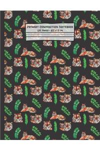 Tigers Primary Composition Notebook