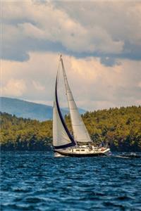 2020 Weekly Planner Sailboat Lake Blue Water Mountains 134 Pages