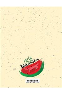 Fresh watermelon notebook