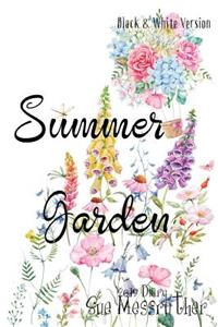 Summer Garden - Black and White Version